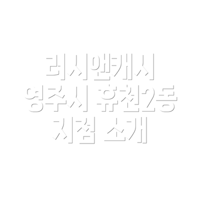 러시앤캐시 영주시 휴천2동 지점 소개