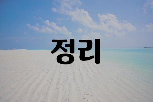 정리