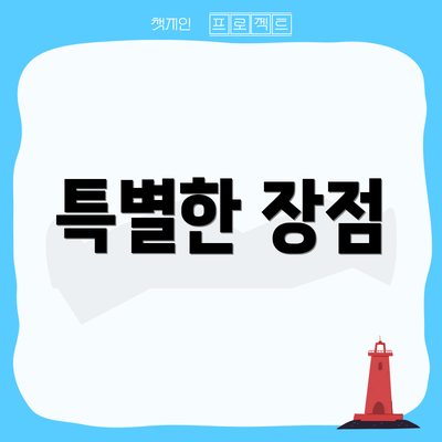 특별한 장점