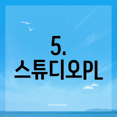 5. 스튜디오PL